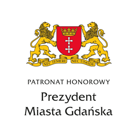 Logotyp patronatu Prezydenta Miasta Gdańska