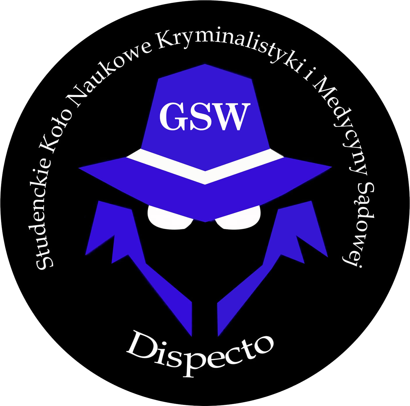 Logo Koła Naukowego Kryminalistyki i Medycyny Sądowej "Dispecto"